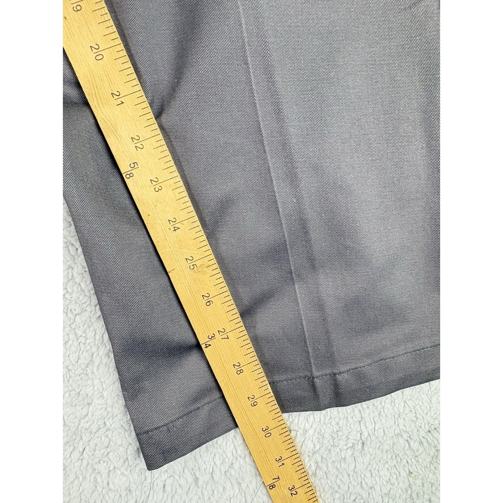 Wrangler Ultimate Khaki Pants Gray 36x30 Classic Fit Flat Front No Iron, NEW - Picture 5 of 9